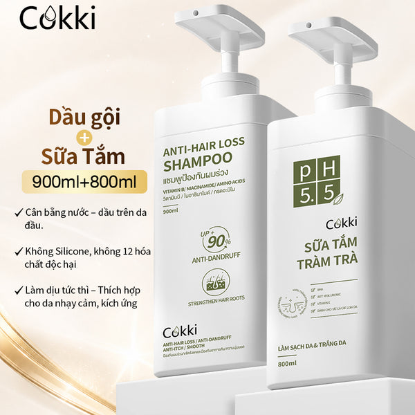 Dầu gội & sữa tắm ngăn rụng tóc