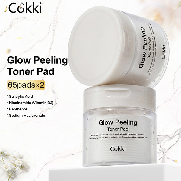 Glow Peeling Toner Pad 65 แผ่น*2