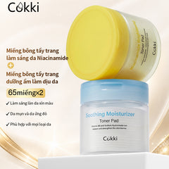 Miếng bông thấm toner dưỡng ẩm làm sáng và dịu da Nlacinamide