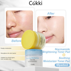 Nlacinamide Brightening&Soothing Moisturizer Toner Pad 65 pads