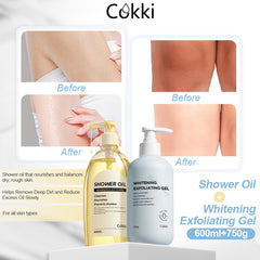Whitening Exfoliating Gel&Shower Oil