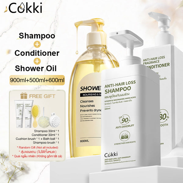 Anti-hair Loss Shampoo&Conditioner&Shower Oil