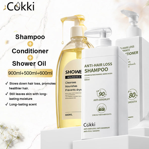 Anti-hair Loss Shampoo&Conditioner&Shower Oil