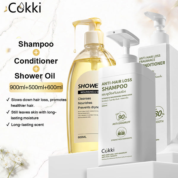 Anti-hair Loss Shampoo&Conditioner&Shower Oil