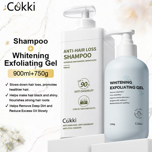Anti-hair Loss Shampoo&Whitening Exfoliating Gel