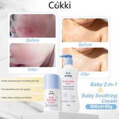 Baby 2-in-1 Shampoo & Bodywash&Soothing Cream