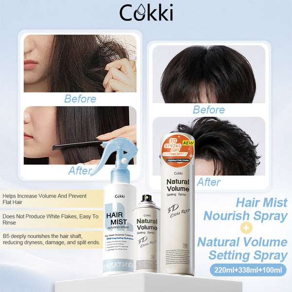 Hair Mist Nourish Spray&Natural Volume Setting Spray