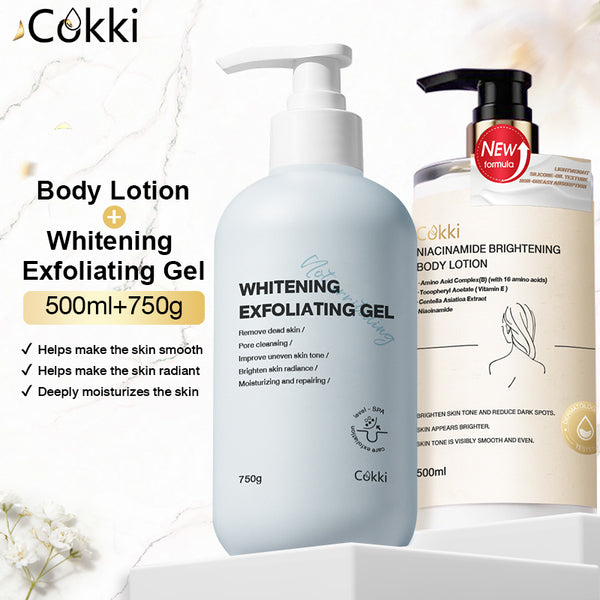 Whitening Exfoliating Gel&Niacinamide Brightening Body Lotion