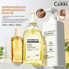 Shower Oil&Scented Repair Essence Hair Oil&Anti-hair Loss Shampoo