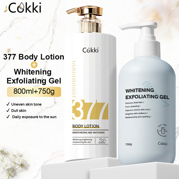 Whitening Exfoliating Gel&377 Bodylotion