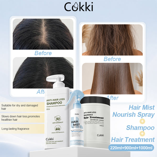 Hair Mist Nourish Spray&Anti-hair Loss Shampoo&Hair Treatment