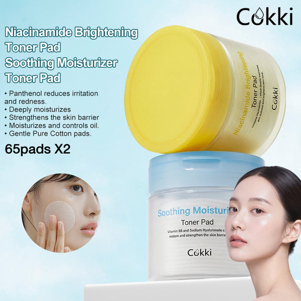 Nlacinamide Brightening&Soothing Moisturizer Toner Pad 65 pads
