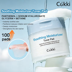 Soothing Moisturizer Toner Pad 100 pads