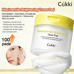 Nlacinamide Brightening Toner Pad 100 pads