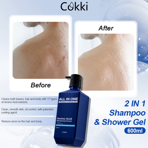 2 IN 1 Shampoo& Shower Gel 600ml