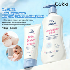 Baby 2-in-1 Shampoo&Bodywash&Diaper Cream